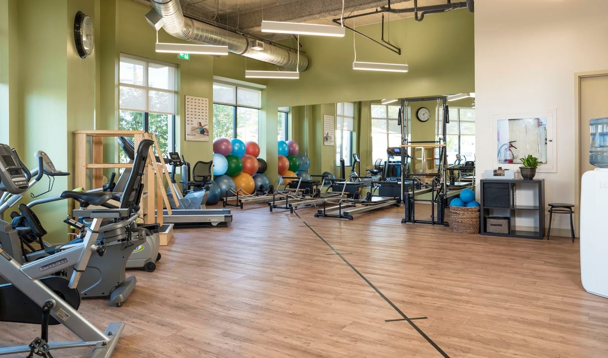 The rehabilitation and Pilates studio at Fit For Life Physiotherapy in Burlington